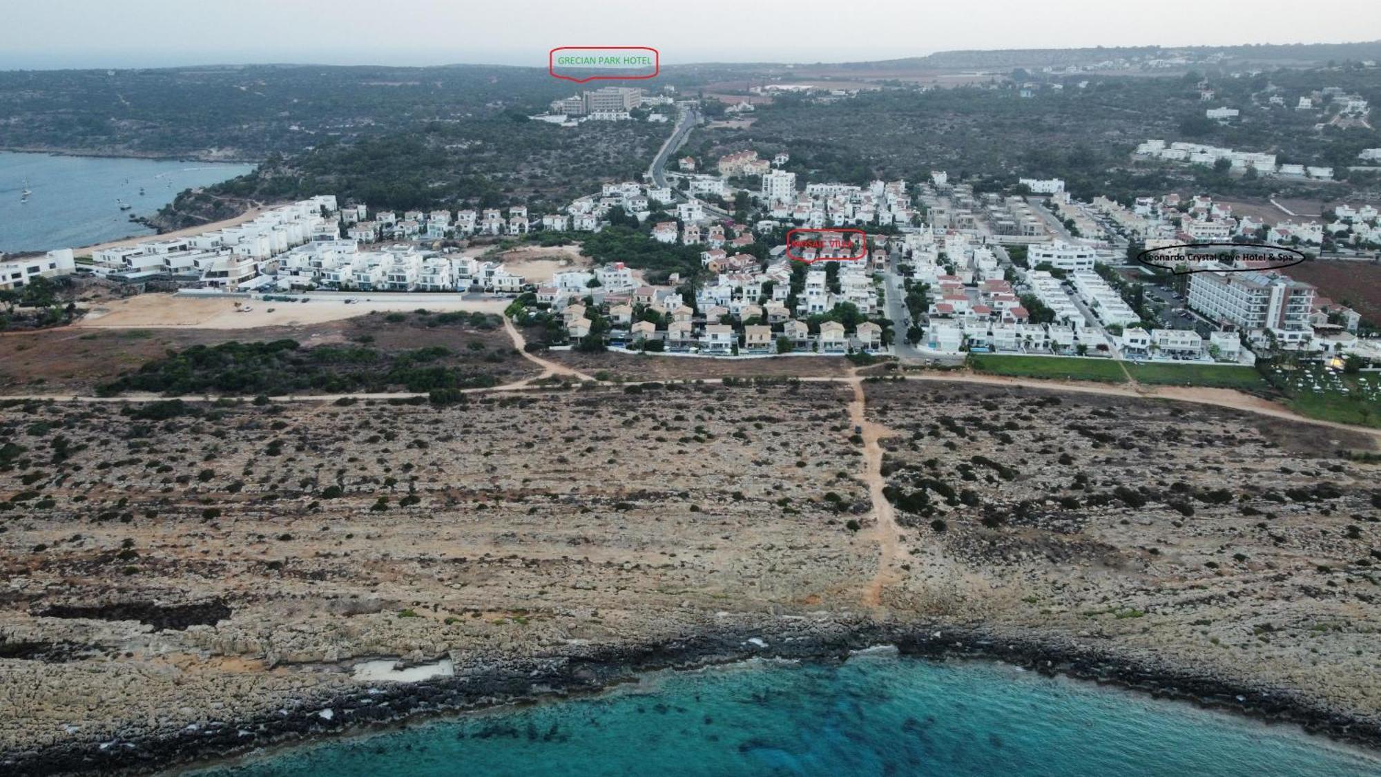 Mosaic Villa By The Sea Protaras Buitenkant foto